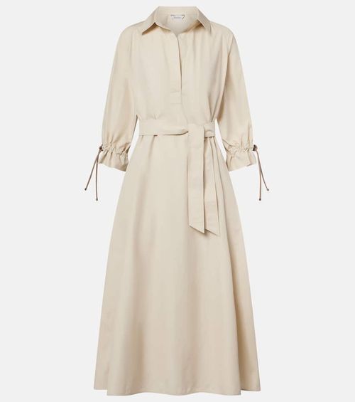 Mirto oversized cotton poplin shirt dress