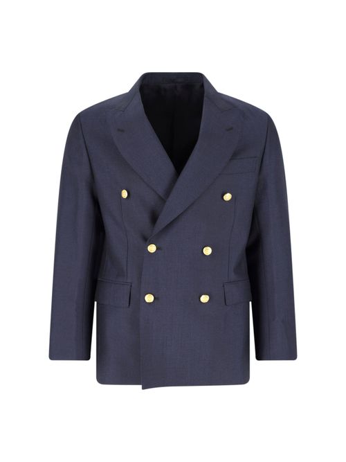 Wool Mohair Knit Jacket for Men