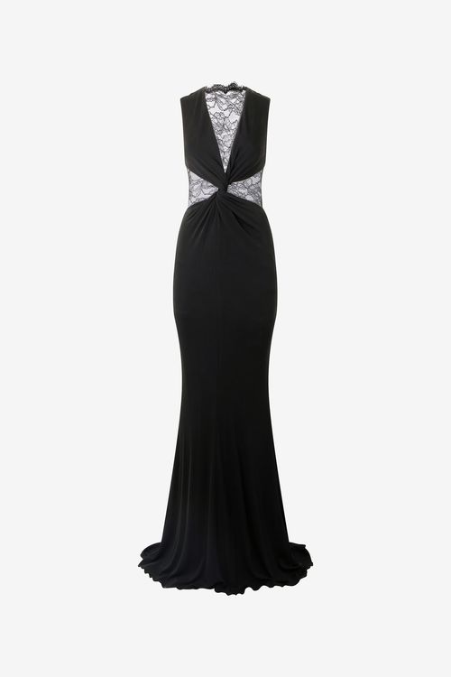 Extra-long Dress With Lace