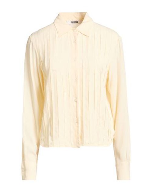Woman Shirt Ivory Size 4 Acetate, Silk