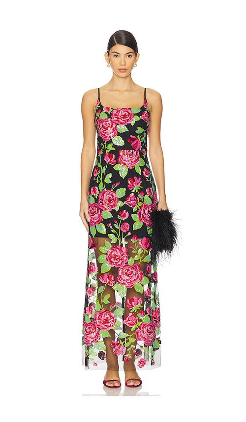 ELLIATT Lyra Gown in Black. L. Also in M, S
