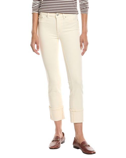 Mara Ankle Crema Cuffed Straight Jean