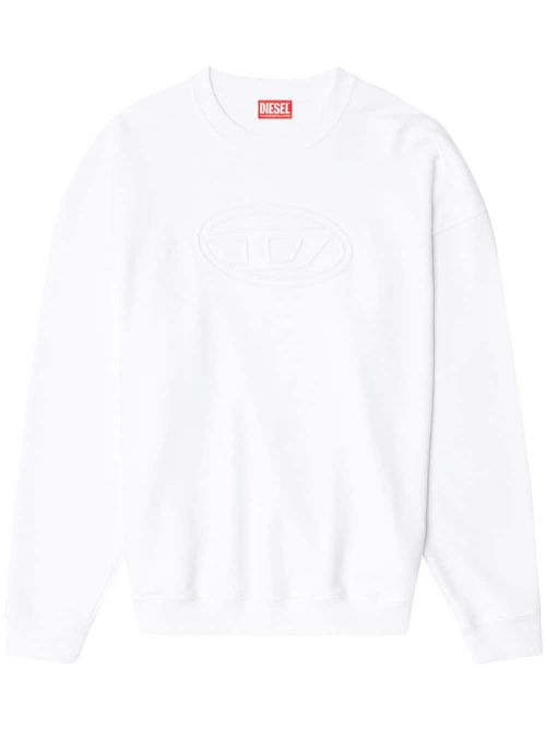 S-Mart-Bigoval sweatshirt - White