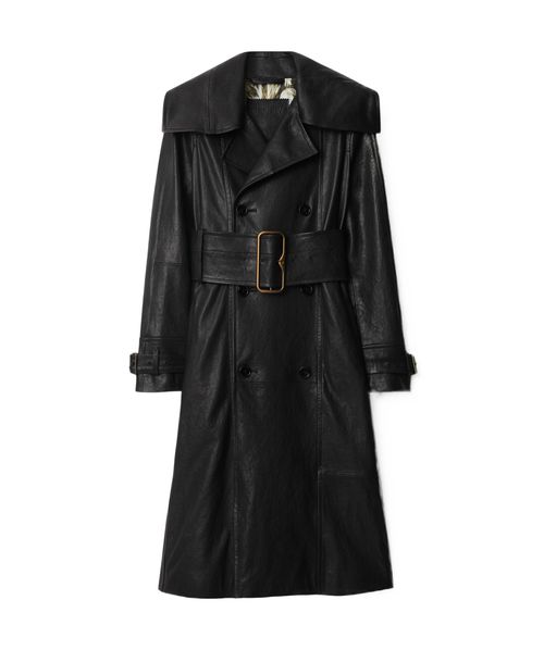 Leather coat