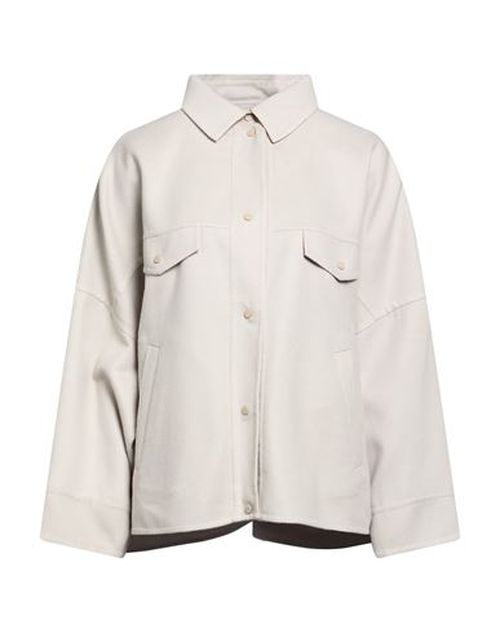 Woman Jacket Light grey Size 8 Virgin Wool, Polyester
