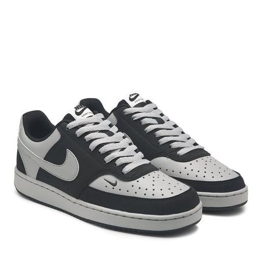 Men's Court Vision Low Sneakers (Black/Grey)