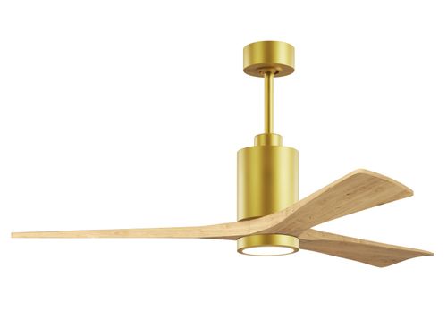 Brushed Brass 60" Ceiling Fan from the Patricia-3 Collection