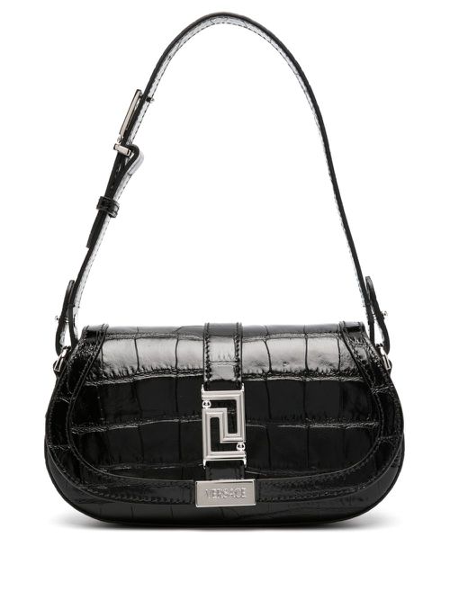Greca Goddess shoulder bag - Black
