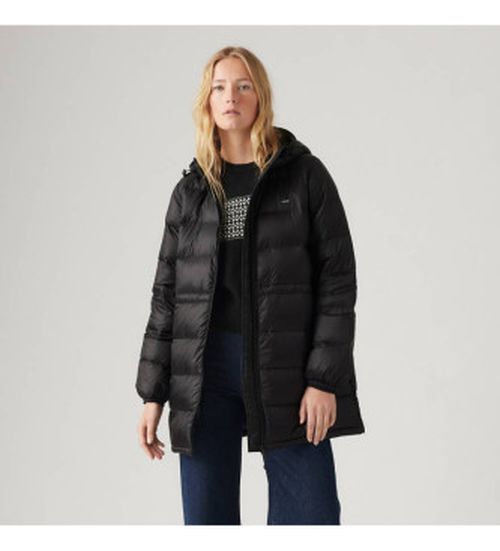 Levi's for woman. A8525-0000 Polly Midi quilted coat black (XS), Casual, Nylon