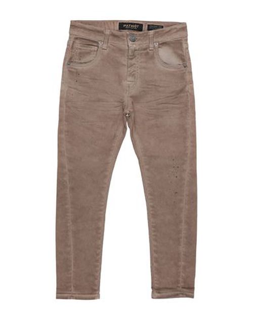 Patriòt Kid Boy Pants Brown Size 14 Cotton, Elastane