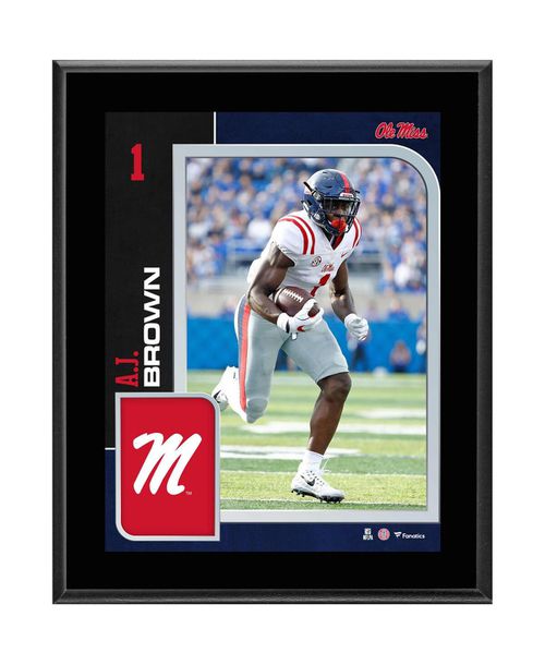 "Aj Brown Ole Miss Rebels 10.5"" x 13"" Sublimated Player Plaque - Multi"