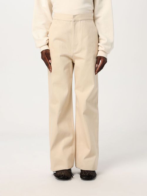 Pants Woman color Ivory