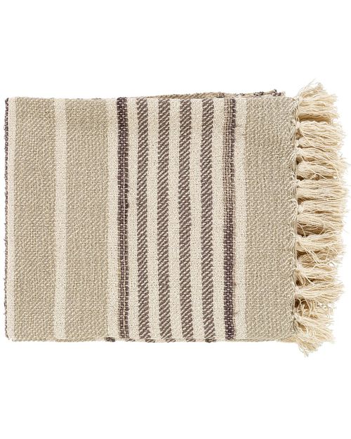 Surya Beau Khaki Throw