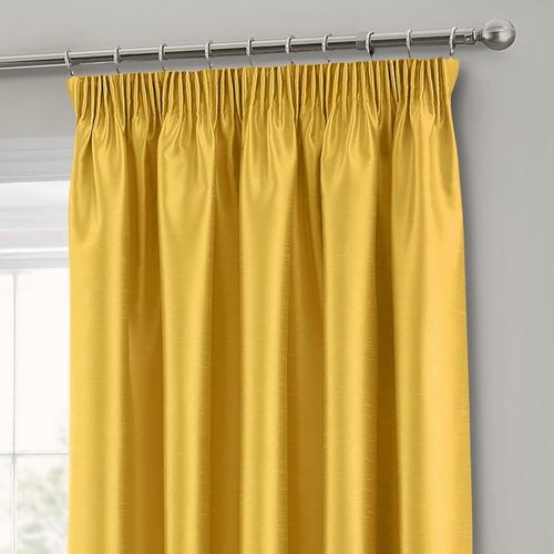 Intimates Faux Silk Pencil Pleat Curtains