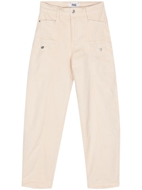 Alexis mid-rise cropped jeans - Neutrals