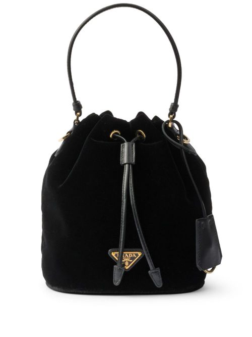 Re-Edition velvet mini-bag - Black