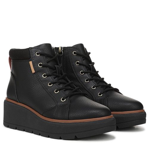 Women's Nice Day Max Alpine Ankle Boots (Black Faux Leather)