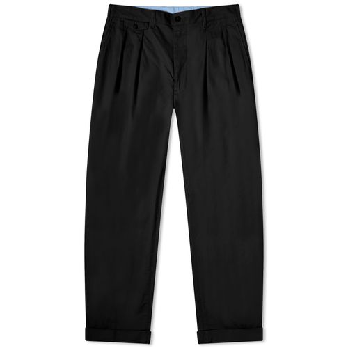 Men's 2 Pleat Chino in Black