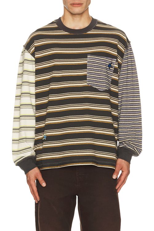 Song for the Mute Oversized Crew Neck Pullover in Charcoal - Black. 50 also
