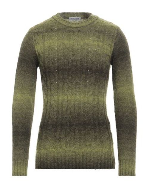 Man Sweater Green Size 36 Acrylic, Wool, Polyamide
