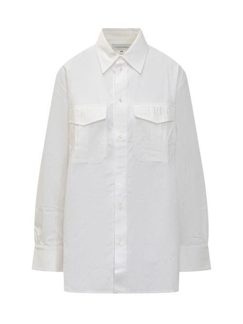 White Regular Solid Shirt