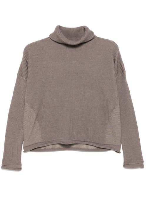 Roll-neck sweater - Brown