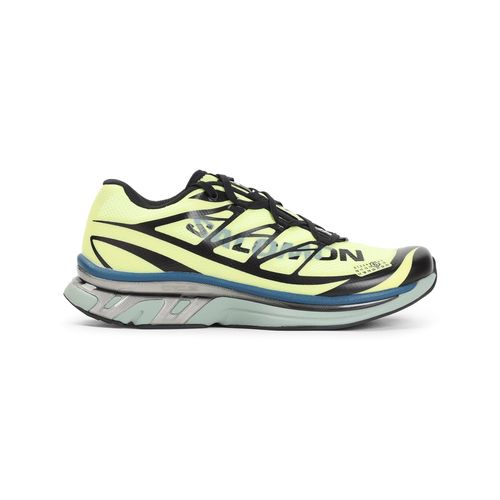X Salomon Lime, Black And Green Xt Polyester Sneaker