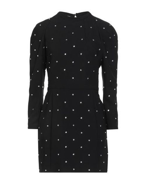 Woman Mini dress Black Size M Polyester, Acetate