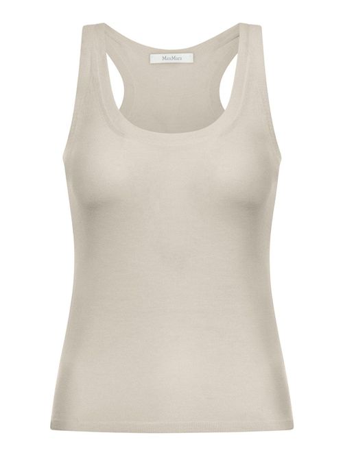 Straight Hem Sleeveless Top