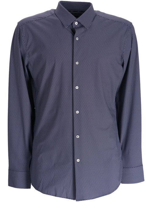 Blue Printed Shirt