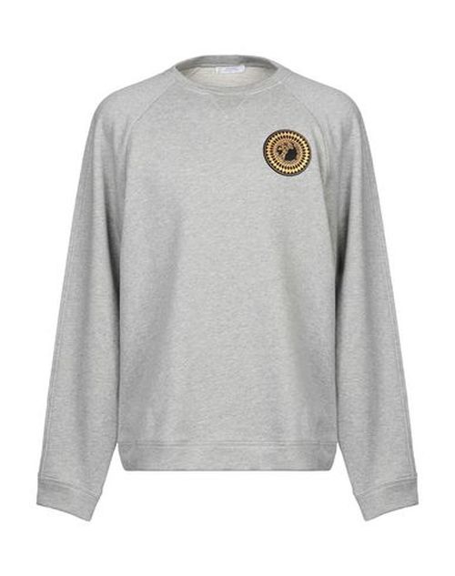 Man Sweatshirt Grey Size L Cotton