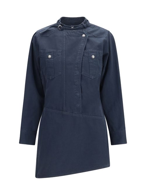 Nouria Shirt Dress — Black