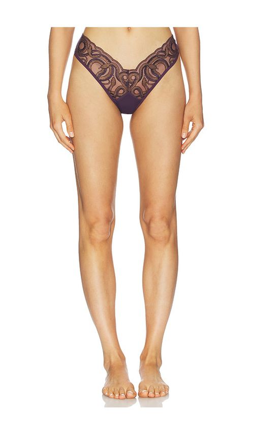 Thistle and Spire Scylla Thong in Purple. - M also in L, S, XL/1X