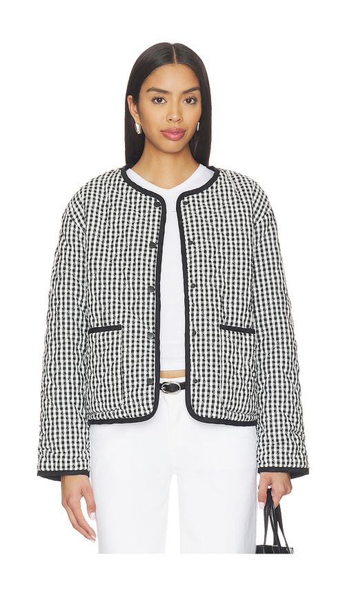 Sanctuary Rec Jacket in Black,White. - L also in M, S