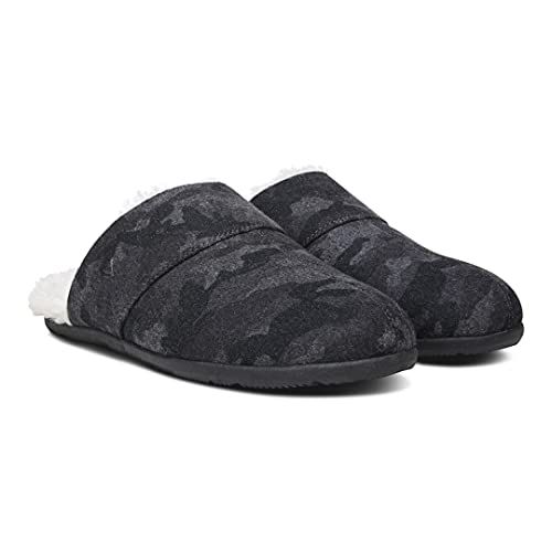 Vionic Alfons Mens Orthotic Comfort Slipper Black
