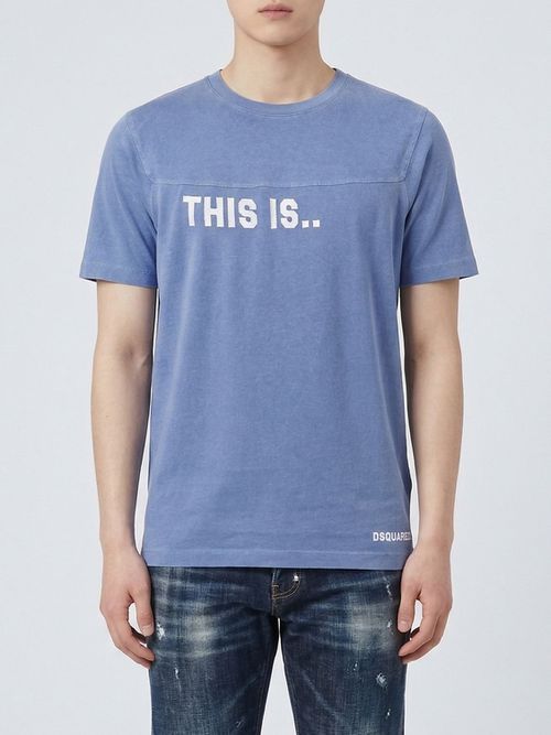 T-Shirt Men color Blue