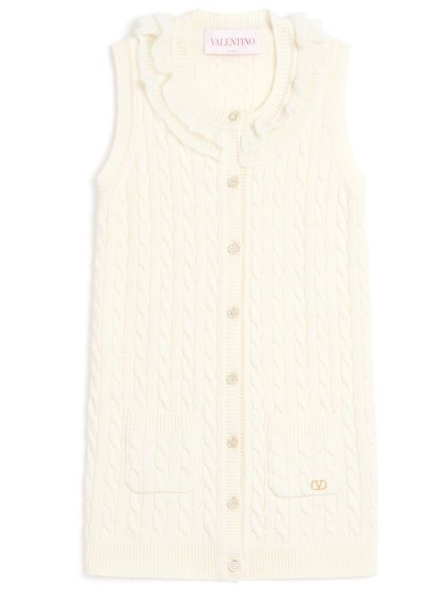 Wool cardigan - Neutrals