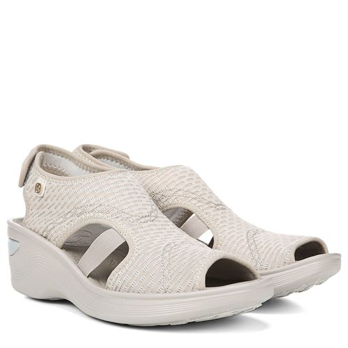Women's Dream Wedge Sandals (Beige Fabric)