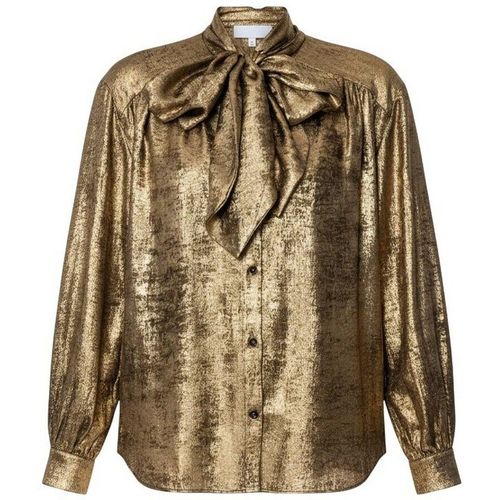 Women's shirts rue•8isquit - metal bow shirt - gold