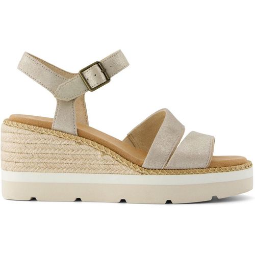 Toms Womens Darya Wedge San in Silver