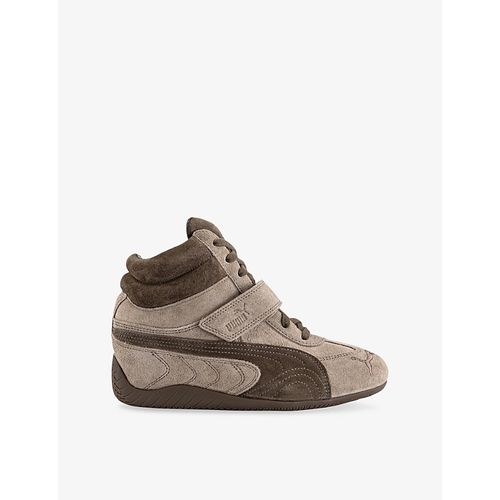Womens Speedcat Wedge Suede Trainers