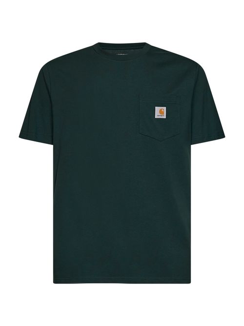 Pocket Cotton T-Shirt — Green