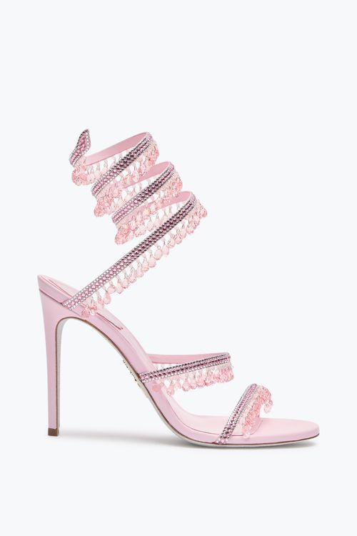 CHANDELIER POWDER PINK SANDAL 105