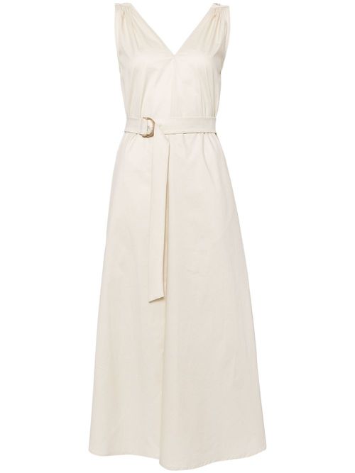 Elba midi dress - Neutrals