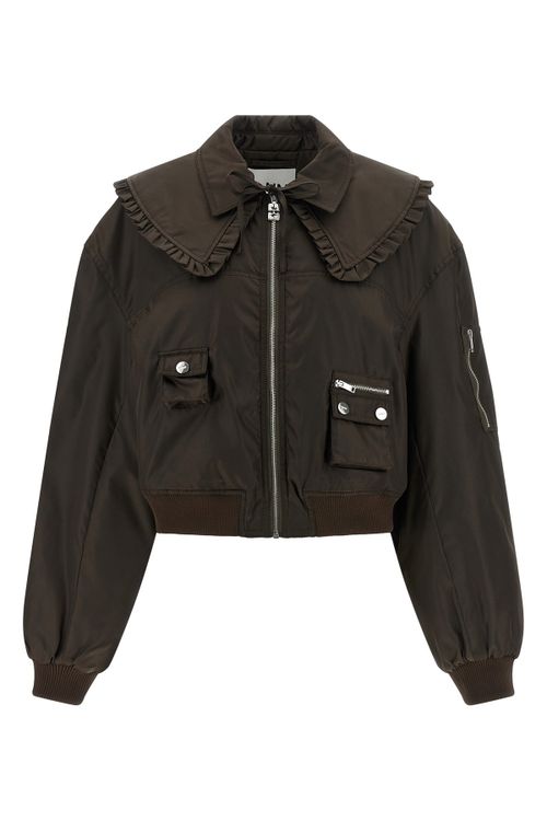 'Duchesse Nylon' Bomber Jacket