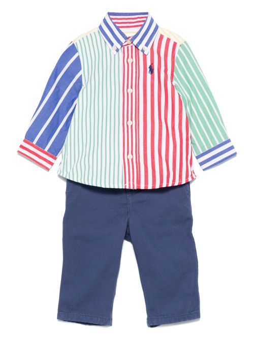 Cotton trouser set - Blue