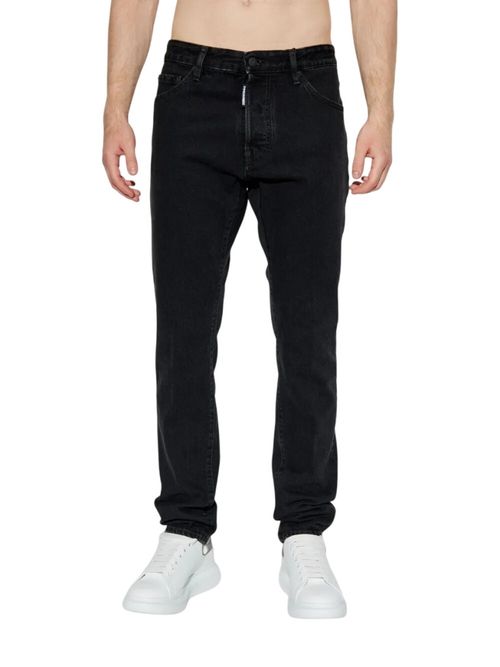 Black Slim Mid Rise Jeans