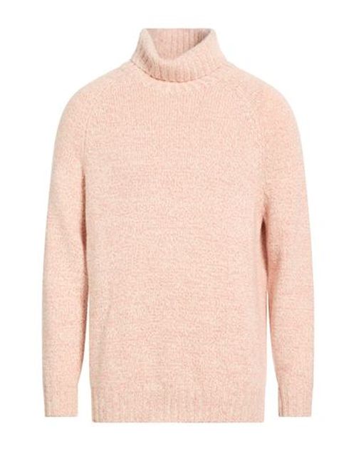 Man Turtleneck Salmon pink Size 40 Cashmere