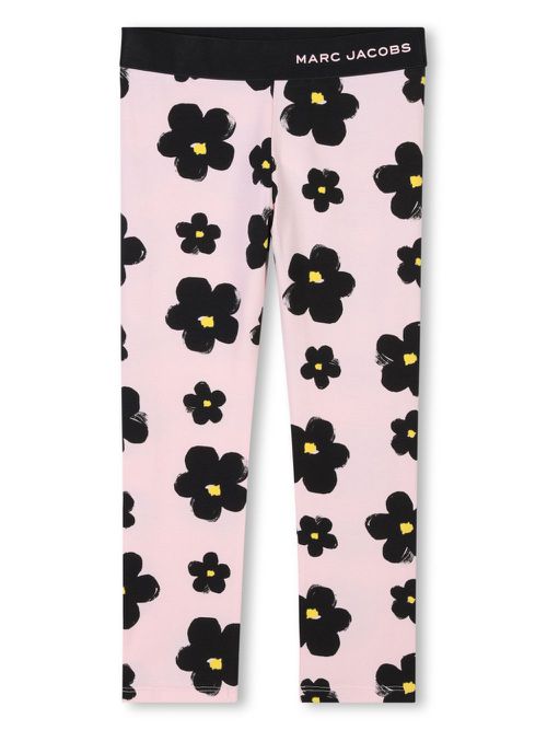 Floral-print leggings - Pink