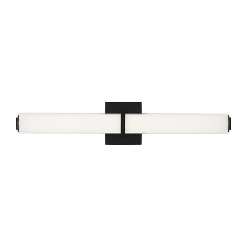 Milan 1-Light 5.00"H LED Bathroom Vanity Light in Nightshade Black